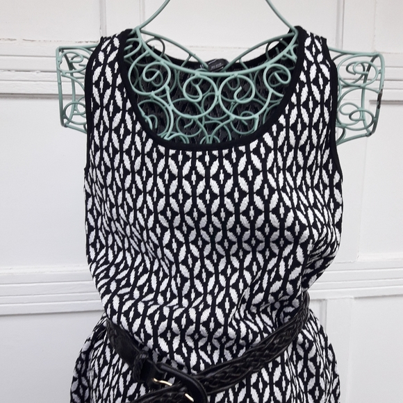 Sweater Dress Long Tank Top Knit Sweater Print - Picture 13 of 16